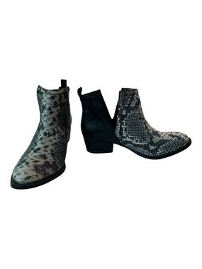 Snakeskin Bootie